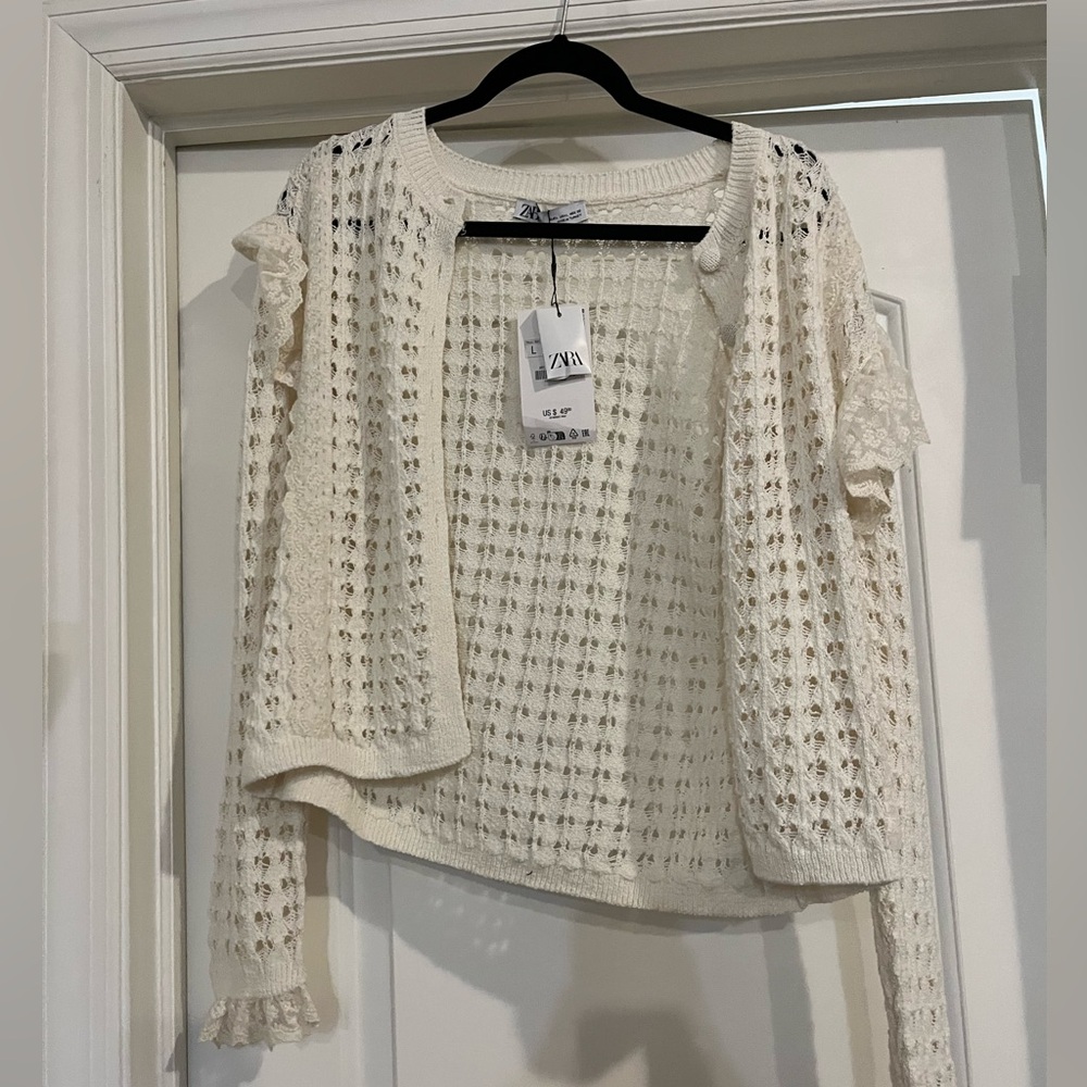 ZARA Crochet Cardigan
